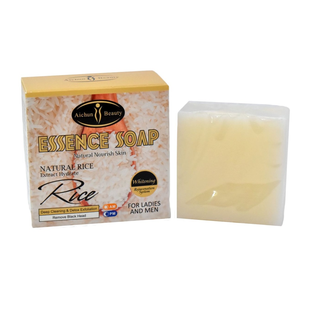 Jabón en barra con extracto natural de arroz Aichun Beauty