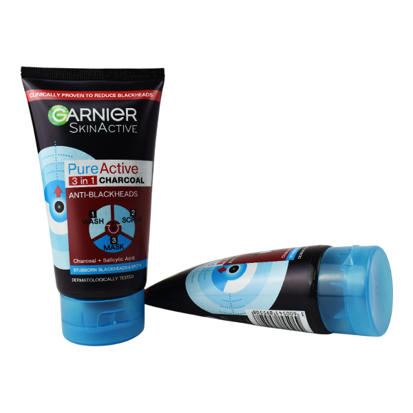 Limpiador Facial Anti-Puntos Negros con Carbón Vegetal Garnier