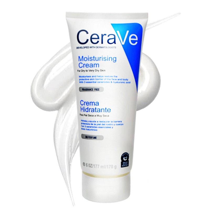 Cremas Hidratantes Para Piel Seca Cerave Sin Fragancias 177ML