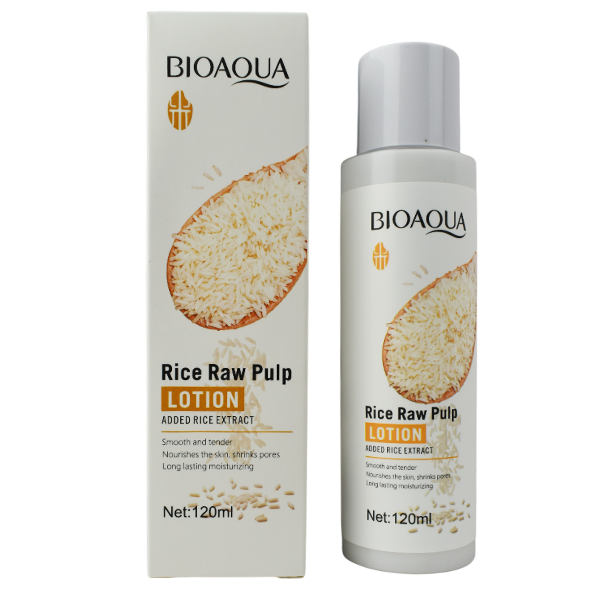 Crema Con Locion De Extracto De Arroz Bioaqua 120Ml