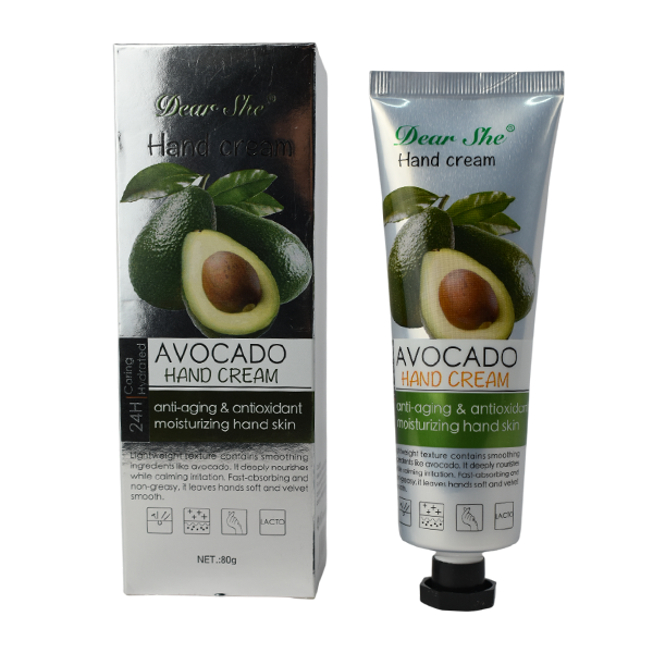 Crema de manos de aguacate 80g. DEAR SHE