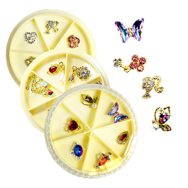 Decoracion para uñas, presentacion surtida FINGERTIP COLOR