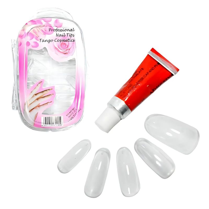 Set de 100 tips de uñas Tango Cosmetics surtidos