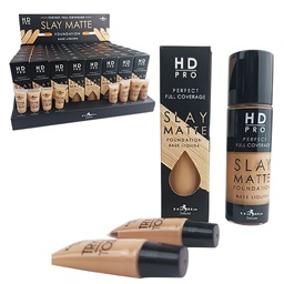 [782353021191] Base de Alta Cobertura Slay Matte en Tonalidades Surtidas de Italia Delux