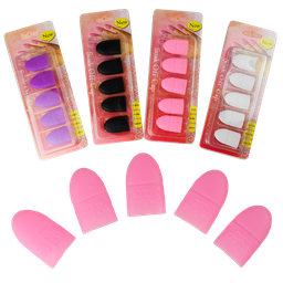 [2353735061045] Kit de 5 Dedales de silicon para Remover acrilico y gelish