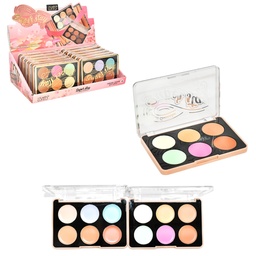 [6924372629055] Paleta De Correctores Faciales Ushas Colores Pastel Y Nude